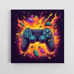 Paveikslas Stilizuotas žaidimų kontroleris (JG00001061)