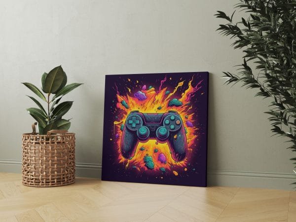 Paveikslas Stilizuotas žaidimų kontroleris (JG00001061) - Image 2