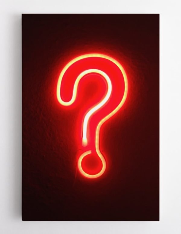 Paveikslas Neoninis klaustukas (JG00001084) - Image 3