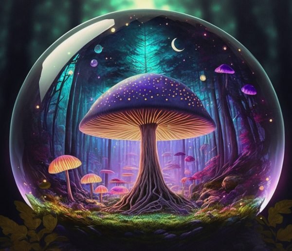 Paveikslas Grybai magiškame miške (JG00000210) - Image 4