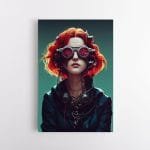 Paveikslas Cyber Punk Raudonplaukė (JG00000375)