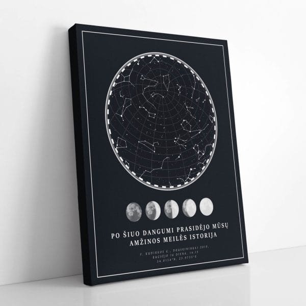 Žvaigždėlapis su Jūsų duomenimis (Starmap) (JG00001956) - Image 4