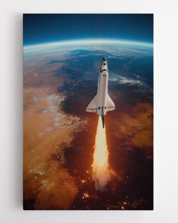 Paveikslas Raketos pakilimas iš žemės (JG00000460) - Image 3