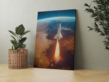 Paveikslas Raketos pakilimas iš žemės (JG00000460) - Image 2