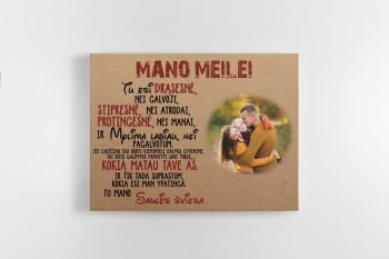 Mano Meilei / Žmonai su Jūsų nuotrauka (JG00001957) - Image 4