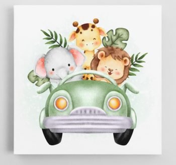 Linksmieji žvėreliai. Paveikslas vaikams (JG00000035) - Image 4