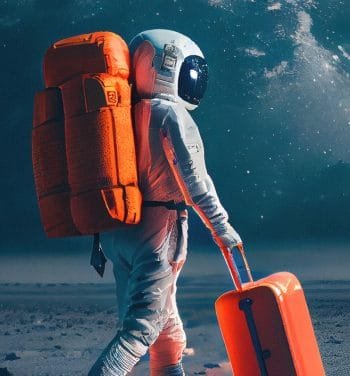 Kosmonautas su lagaminu (JG00000081) - Image 4