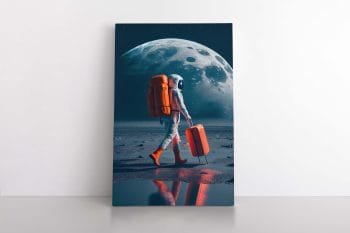 Kosmonautas su lagaminu (JG00000081)