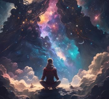 Jogos ( Yoga ) tematika. Meditacija kosmose 2 (JG00000108) - Image 4