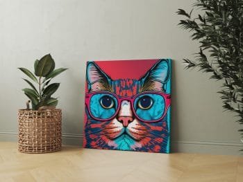 Pop Art Katė su akiniais 2 (JG00000012) - Image 2