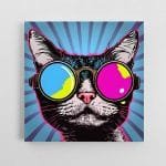 Pop Art Katė su akiniais 3 (JG00000013)