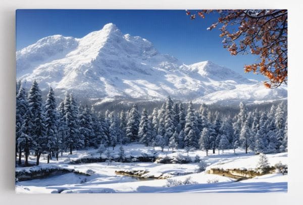 Žiemiški kalnai su medžiais (JG00000134) - Image 3