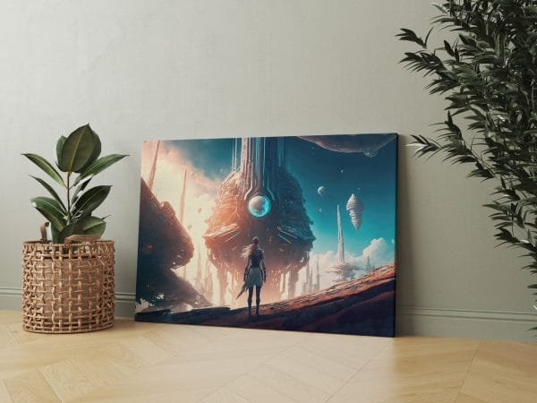 Fantastinė scena planetoje (JG00000043) - Image 2