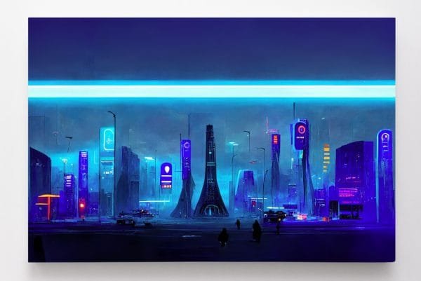 Cyber City. Sukurtas Dirbtinio intelekto (JG00000049) - Image 3