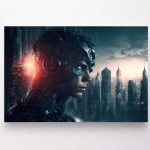 Kyborgas, ateities miesto fone (JG00000054)