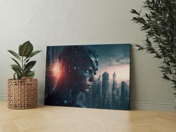 Kyborgas, ateities miesto fone (JG00000054) - Image 2