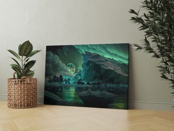 Fantastinė Šiaurės pašvaistė su ledynais 1 (JG00000064) - Image 2