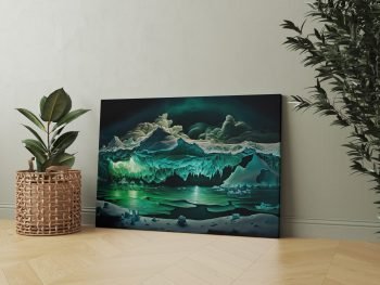 Fantastinė Šiaurės pašvaistė su ledynais 3 (JG00000066) - Image 2