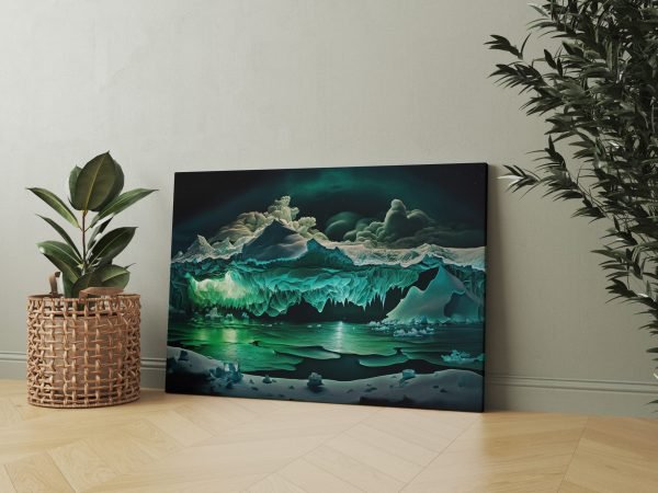 Fantastinė Šiaurės pašvaistė su ledynais 3 (JG00000066) - Image 2