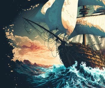 Laivas bangose (JG00000070) - Image 3