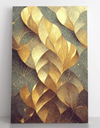 Abstraktūs aukso lapai 2 (JG00000088) - Image 3