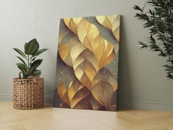 Abstraktūs aukso lapai 2 (JG00000088) - Image 2