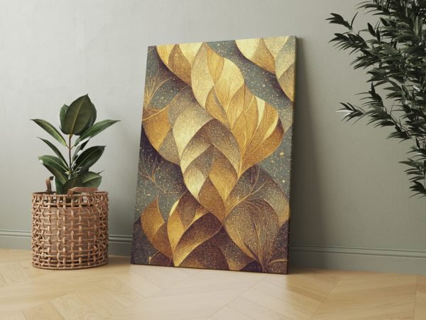 Abstraktūs aukso lapai 2 (JG00000088) - Image 2