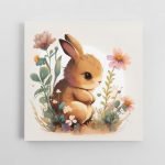 Kiškutis gėlese (JG00000089)