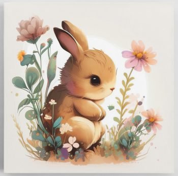 Kiškutis gėlese (JG00000089) - Image 3