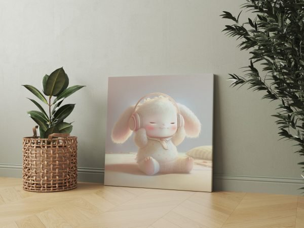 Mielas zuikis klausosi muzikos (JG00000090) - Image 2