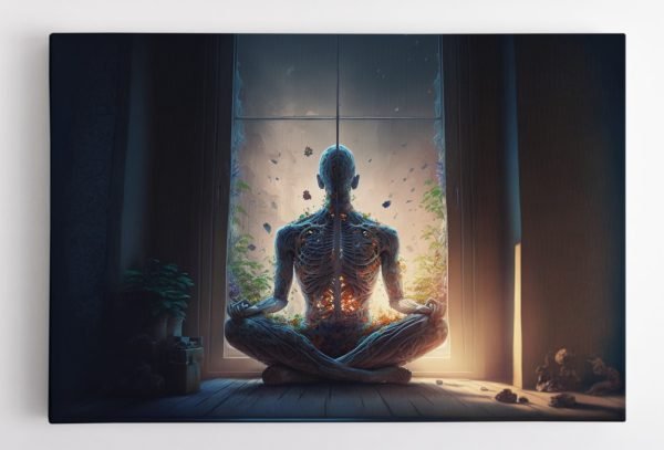 Jogos ( Yoga ) tematika. Meditacija Lotoso poza (JG00000099) - Image 2