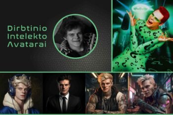 Personalizuotas AI portretas - Avataras + spausdintas ant drobės (Kvadratinių matmenų) (AI-0001) - Image 2