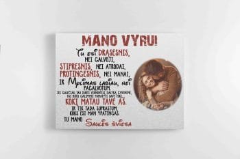 Mano Vyrui / Meilei su Jūsų nuotrauka (JG00001957-1) - Image 2