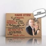 Mano Vyrui / Meilei su Jūsų nuotrauka (JG00001957-1)