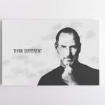 (Think different) Galvok kitaip - Motyvuojantis Steve Jobs paveikslas (JG00001189)