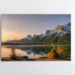 Saulėtekis ežere su kalnais (JG00000146)