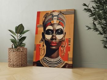 Tradicinė genties moteris - Dirbtinio intelekto paveikslas (JG00001469) - Image 2