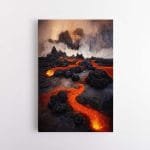 Ugnikalnio išsiveržimas Islandijoje (JG00000153)