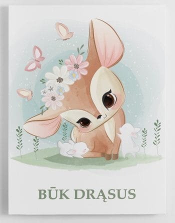 Būk drąsus - motyvuojantis paveikslas vaikams (JG00001716) - Image 3