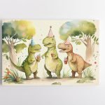 Miela Dinozaurų šventė - paveikslas vaikams (JG00001723)