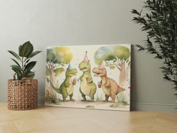 Miela Dinozaurų šventė - paveikslas vaikams (JG00001723) - Image 2