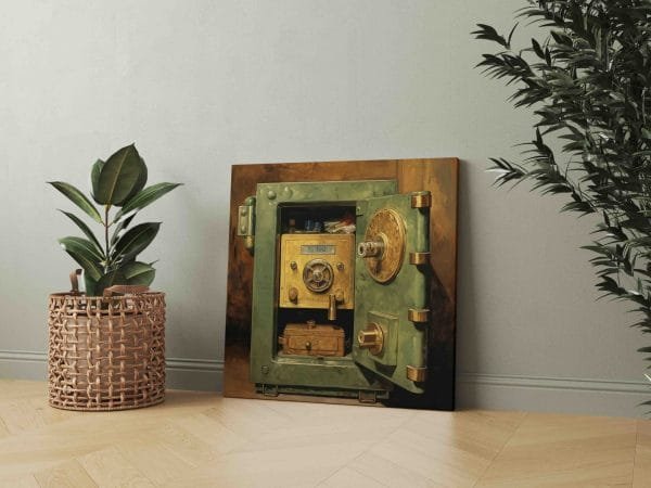 2160 Van Gogo stiliaus sieninis geltonas seifas (JG00002160) - Image 2