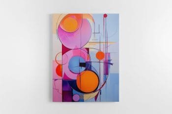 Abstraktus Paveikslas Purpuriniai viražai (JG00002161)