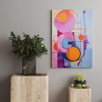 Abstraktus Paveikslas Purpuriniai viražai (JG00002161) - Image 3