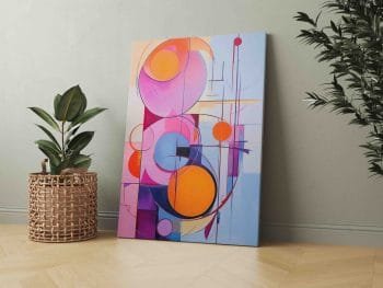 Abstraktus Paveikslas Purpuriniai viražai (JG00002161) - Image 2