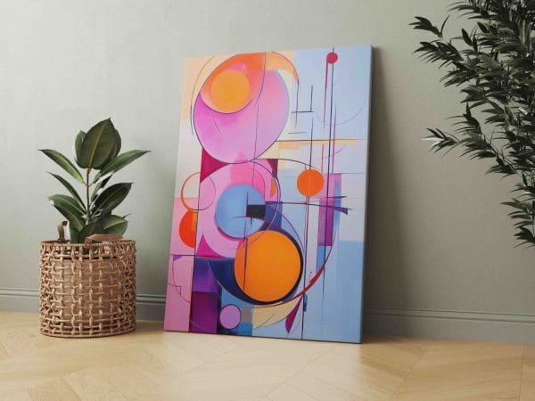 Abstraktus Paveikslas Purpuriniai viražai (JG00002161) - Image 2