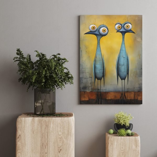 Paveikslas Abstraktūs paukšteliai (JG00002170) - Image 2