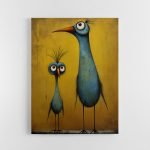 Paveikslas Abstraktūs paukšteliai 2 (JG00002171)