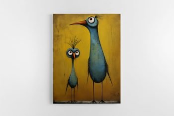 Paveikslas Abstraktūs paukšteliai 2 (JG00002171)