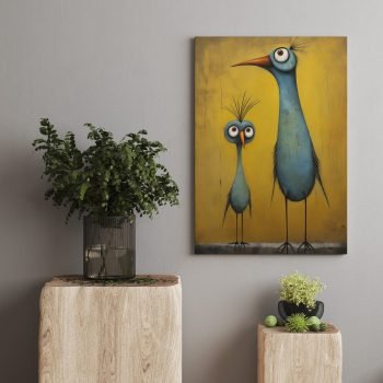 Paveikslas Abstraktūs paukšteliai 2 (JG00002171) - Image 2